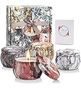 Scented Candles Gifts Set, Highly Scented & Long Lasting Soy Aromatherapy Candles with Lavender, ...