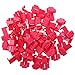 AIRIC Quick Splice Snap Wire Connectors Blue, 100 Pcs 22-18 AWG Solderless Self Stripping Crimp Terminal, Auto Tap Connector Double Run Splicers Connect Terminals for 22,20,18 Gauge Wiring