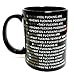 Ceramic Coffee Mug Grammar Expletive and Rude Mugs Middle Finger Cute Mugs - Funny Saying Flip Off Porcelain Coffee Cup with Black, 11 Oz by Busen