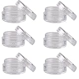 Goege 5 Gram New Empty Clear Portable Travelling Plastic Cosmetic Containers (50 pcs)