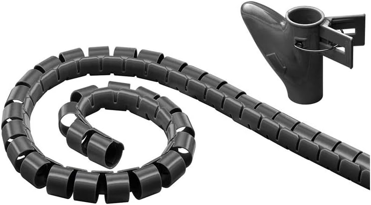 Goobay 51924 WireTube, Black, 1 item