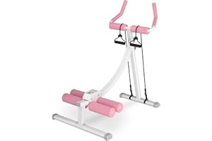 EYESUN Home Gym Systems Ab Machine, Ab Workout Equipment, Adjustable Ab Trainer Machine for Abs Workout at Home Gym, Foldable, Knee Protection, Abdominal Trainer for Stomach