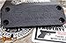 Gun Magnet Mount for Firearms - Car and Truck Accessories for Men - Magnetic Holster for Handgun, Rifles, Pistols, Shotguns, Gun Safe - Rubber Protection - Screws and Tape Included Bonus 2 Stickers