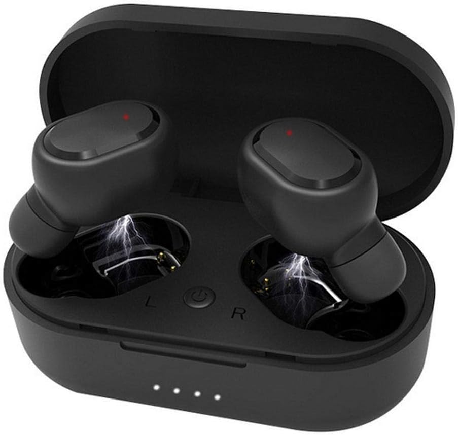 OOOUSE Wireless Earbuds, True Wireless Earbuds TWS Headphones in-Ear Stereo Bluetooth 5.0 Earphones High Definition Mic Rechargable Wireless Headphones (2pc Earphones + 1 Charging Case)