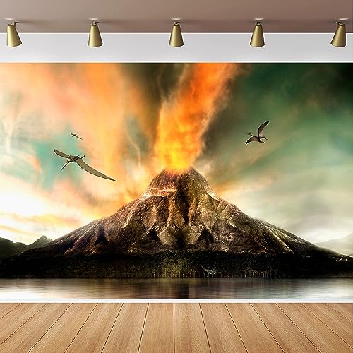 Volcano Backgrounds Photography Backdrop Props