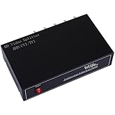 BeElion 8Way BNC Coaxl TV CCTV DVR Composite Video 1 in to 8 Out Ports Switch Splitter Amplifier Box, AHD/CVI/TVI Camera