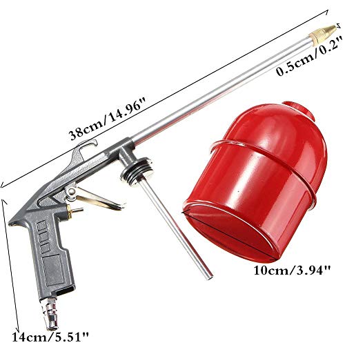 Bulary Auto Car Engine Cleaning Guns,Pneumatic Tool for Car Wash,Solvent Air Sprayer Degreaser Siphon Tools Gray for Motor Care Car Tools Keep Accessories - Thumbnail 2