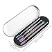 BEZOX Cuticle Pusher, 4PCS Premium Stainless Steel Professional Nail Pushers - Rainbow Color