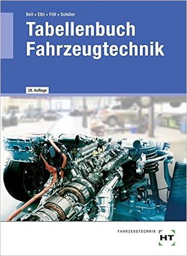 Tabellenbuch Fahrzeugtechnik Amazon De Helmut Elbl Werner Foll Wilhelm Schuler Marco Bell Bucher