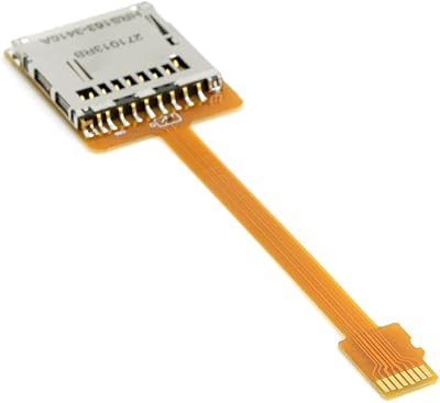 Cablecc Micro SD TF Card Extender Cable Soft Flat FPC Extension 10cm
