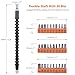 Flexible Extension Shaft with Screw Drill Bit Holder, Tacklife ASS01C Screwdriver Bit Set with 11.8 Inch Flexible Shaft, 30 Pieces Drill Bit Sets, Strong Magnetic Quick Connect Drive Shaft Tip
