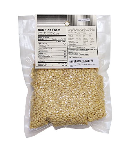 Naturitz Pine nuts/Pignolias (Wild, Whole EU BIO/USDA Organic certified) vacuum sealed (1 Pound)