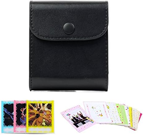 Photo Case for Fujifilm Instax Square SQ10 Films, Black - 3 Items