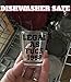 21st Birthday Shot Glass-1998 Shot Glass/Birthday Gifts-21 Birthday Party Supplies (clear-black-1998)