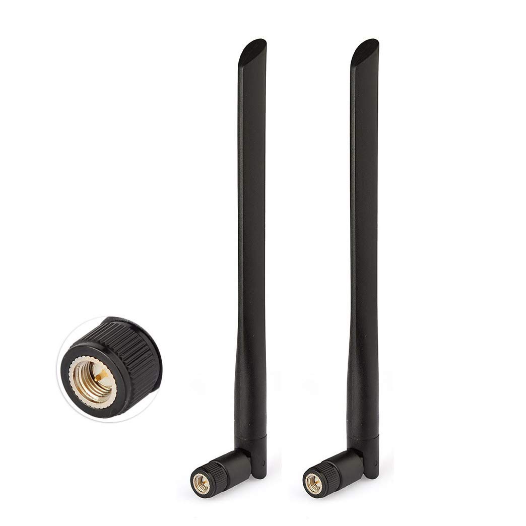Bingfu 4G LTE Antenna Aerial SMA Male 7dBi (2-Pack) for Vodafone EE O2 Three Huawei Netgear 4G LTE Router Gateway Modem Cellular Router Trail Camera