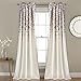 Lush Decor Lush Décor Weeping Flower Room Darkening Window Curtain Panel Pair, 84