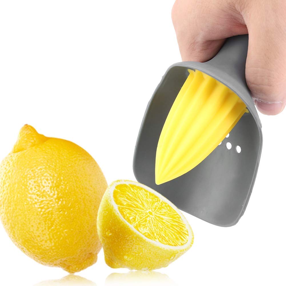 Ergonomic Manual Mini Lemon Squeezer Juicer for Lime Orange Heavy Duty Handheld Use - Dishwasher Safe(#2)