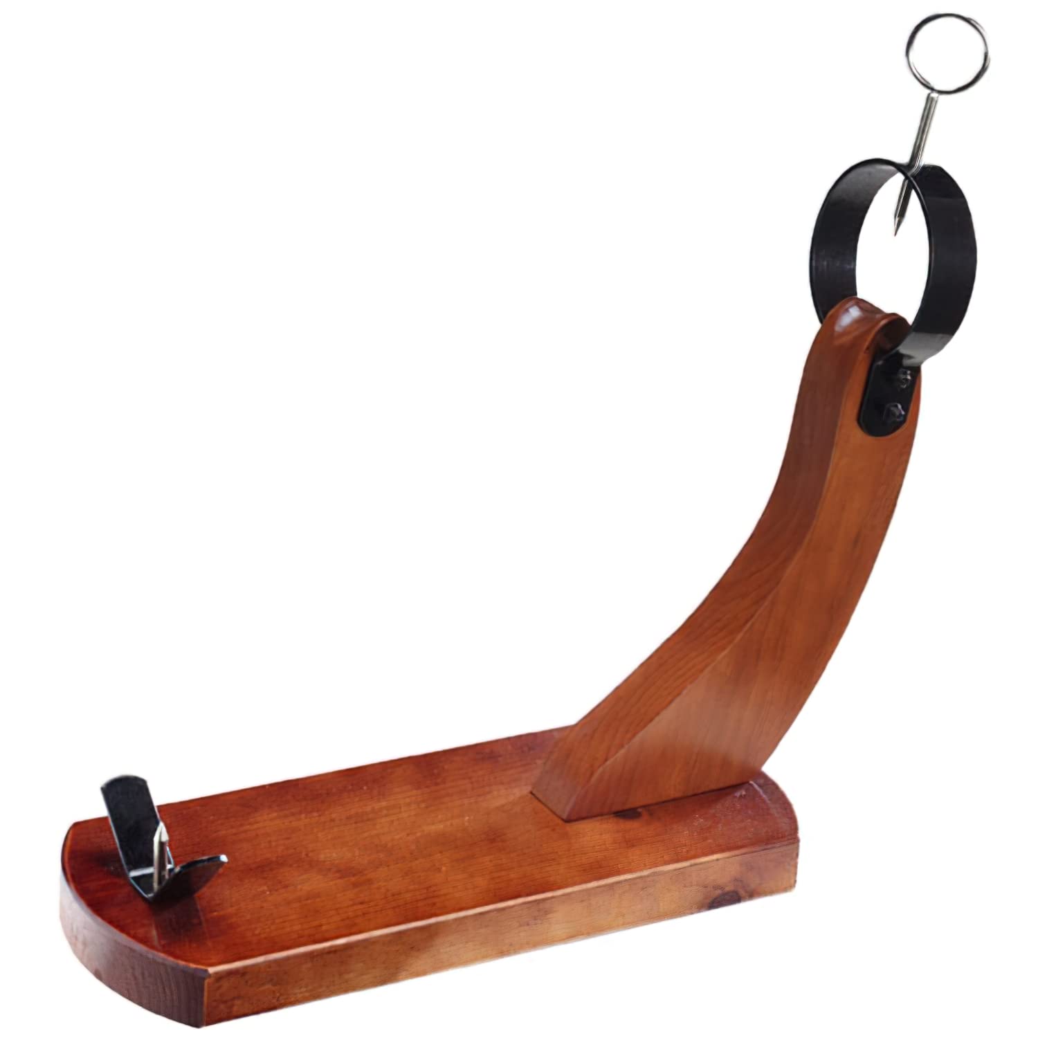 Buarfe Huelva Ham Stand Jamonprive Design - Spanish Ham Holder, Multicolor, 41.5 x 18.49 x 8.51 cm