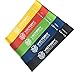 Victory Athletic Gear Exercise Resistance Bands - Set of 5 Loop Bands with 3 Bonus Online Workout Videos & Quick Start Workout Instructions