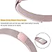 Fitbit Alta Band, TENKER Adjustable Replacement Accessories Bands Metal Wristband Band Strap for Fitbit Alta HR, Fitbit Alta (Rose Gold)