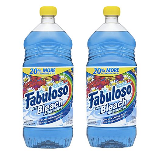 Fabuloso All Purpose Cleaner with Bleach Alternative, Spring Fresh, 33.8 Ounce (Pack of 2)