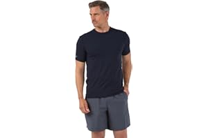 IBKUL Men's Athleisure Wear Sun Protective UPF 50+ Icefil Cooling Tech Short Sleeve Crewneck T-Shirt - 92199