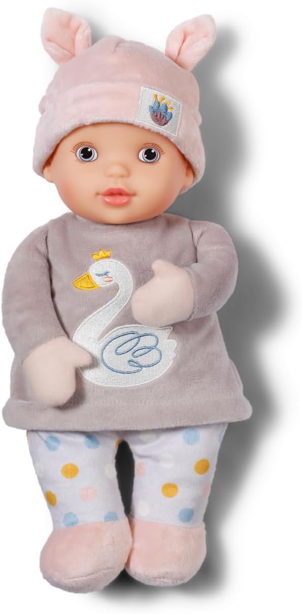 Baby Annabell Sweetie Mauve 30cm Soft Body Doll with Rattle from Birth