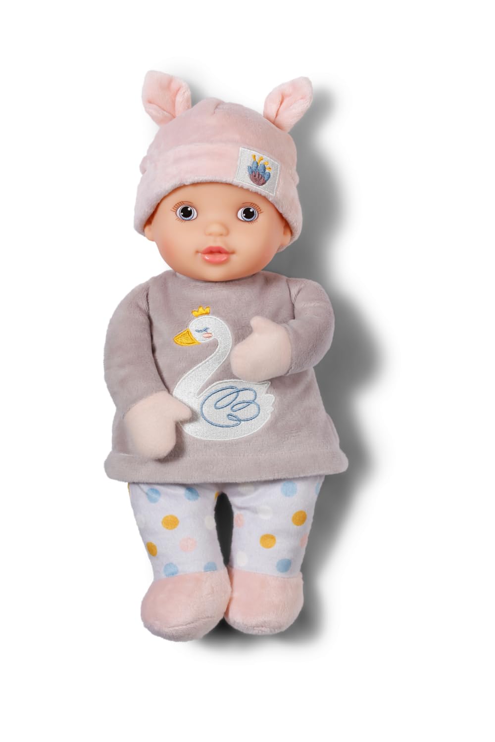 Baby Annabell for babies 30cm Sweetie Mauve soft body doll with rattle- Suitable from birth