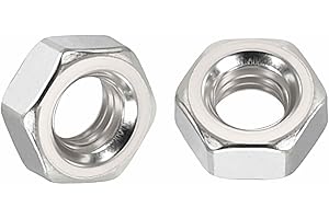 Kozelo 120pcs Hex Nuts - [M4-0.7] 304 Stainless Steel 18-8 (A2-70) Hardware Nuts for Mechanical Repair & Assembly, Standard M
