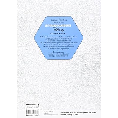 Buy Les Grands Classiques Disney Coloriages Mysteres Coloring Book Heroes French Edition Paperback January 19 2016 Online In Vietnam 2013236662