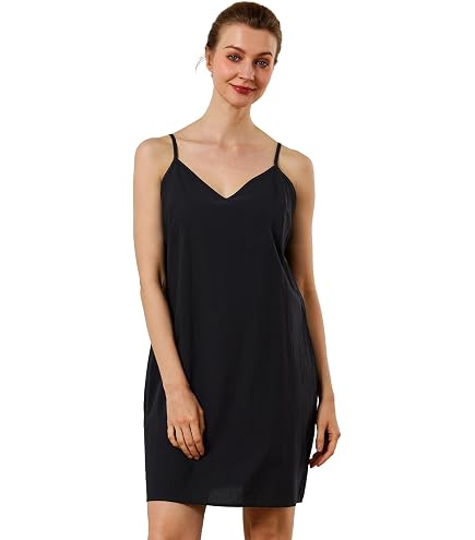 100 cotton slips for under dresses Cottonique Women's Hypoallergenic Full Slip Made from 100% Organic (Colored) (US, Numeric, 4, Regular, Regular, Melange Black) at Amazon Women's Clothing store Soft and breathable 100% Color:The Same as Picture colour-group:yellow Purple Princess Birthday Dress