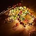 COSOON 4 Pcs LED Flower Wreath Headband - Crown Floral Garland Boho for Festival Wedding, Wreath Headdress with LED Decor T013