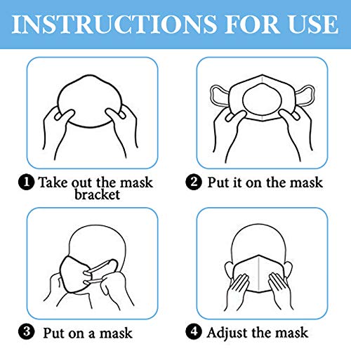 Mask Bracket Makeup Saver Breathable Cooling Plastic Insert LOBUWEILY ...