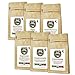 Sampler Variety Pack, Low Acid Organic Coffee Beans: Whole Bean, Mold-Free & Stomach Friendly, by Java Planet - Arabica Gourmet Coffee, 1.32 LBs of coffee packaged in six 3.2 oz bags