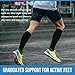 NEEKFOX Compression Socks for Men Women (15-20 mmhg) Graduated Compression Socks for Running Nurses Flight Travel Athletic