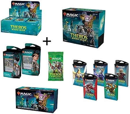 Amazon 全部ゲット Mtg Magic The Gathering Theros Beyond Death ブースターボックスバンドル プレインズウォーカーデッキ両方 ツールキット テーマブースター5個 コレクターパック1個 ゲーム おもちゃ Amazon 全部ゲット Mtg Magic The Gathering Theros Beyond Death ブースターボックスバンドル プレインズウォーカーデッキ両方 ツールキット テーマブースター5個 コレクターパック1個 ゲーム おもちゃ