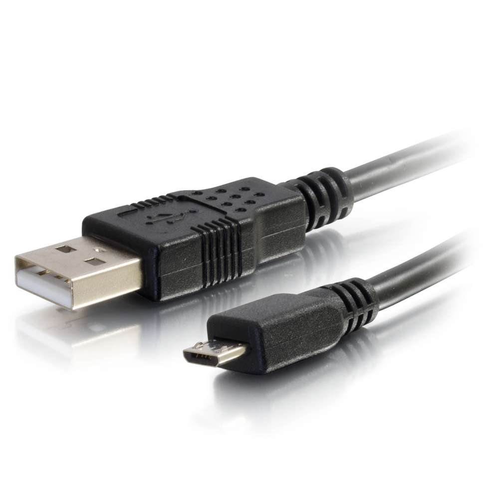 C2G 2m USB 2.0 A Male to Micro-USB B Male Cable