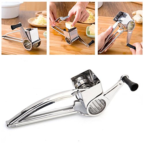 Morrivoe French Fry Cutter Stainless Steel Vegetable Potato Cutter with 2 Interchangeable Blades Potato Chips Maker - Thumbnail 5