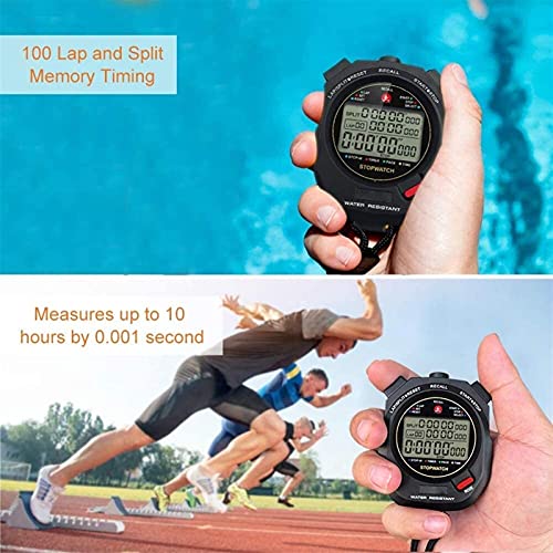GLLP Stopwatch Timer Training Game Gewijd Fitness Timer Sport Timer - Image 4