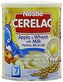 Nestle Cerelac, Apple & wheat With Milk, 400 Gram Can (Pack of 4)
