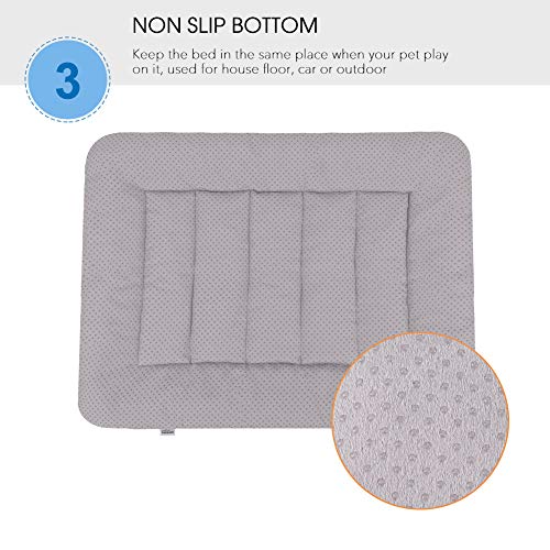 Hero Dog Large Dog Bed 47 inch Crate Pad Mat Washable Anti Slip Pet