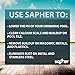 SAPHER MURIATIC ACID | HYDROCHLORIC ACID REPLACEMENT | MULTIPURPOSE CLEANER | POOL & SPA PH REGULATOR (32oz Bottle)