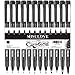 MISULOVE Micro-Pen Fineliner Ink Pen Set, Waterproof Archival Ink Micro Fine Point Drawing Pens for Sketching, Calligraphy, Anime, Illustration, Technical Drawing, Bullet Journaling, Black, 12/Set