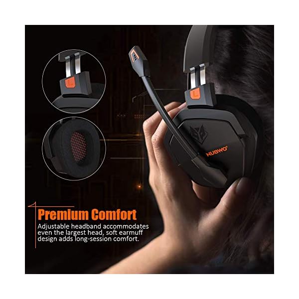 Nubwo PS4 Cuffie Gaming stereo per Xbox One, con cancellazione del rumore  con controllo in linea per PS4/Xbox 1/PC - Cuffie Hi-Fi