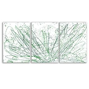 Wall26-Canvas Wall Art-Lines-Giclee Painting Wall Bedroom Living House Decoration Home Art - 16"x24" x 3 Panels