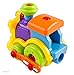 WolVol 22-Piece Take-A-Part Building Train - Toddler Assembly STEM Toy - Lights & Music - Take Apart for Boys & Girls - Screwdriver Included - Educational Put Together - Motor Skill
