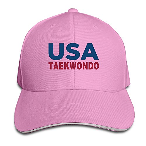 Men's Usa Taekwondo Nationals Team 2016 Adjustable Washed Twill Sandwich Caps Hats