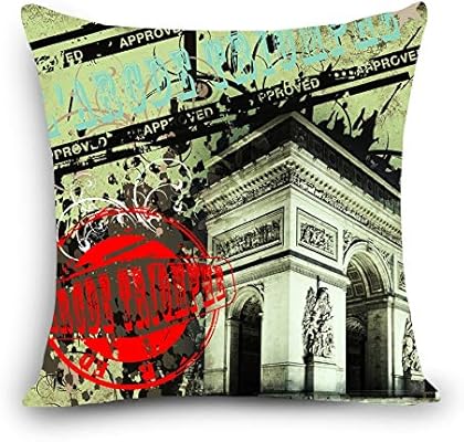 Nvvcf Cheap Car Seat Linen Cushion Nordic Vintage Outdoor Chair