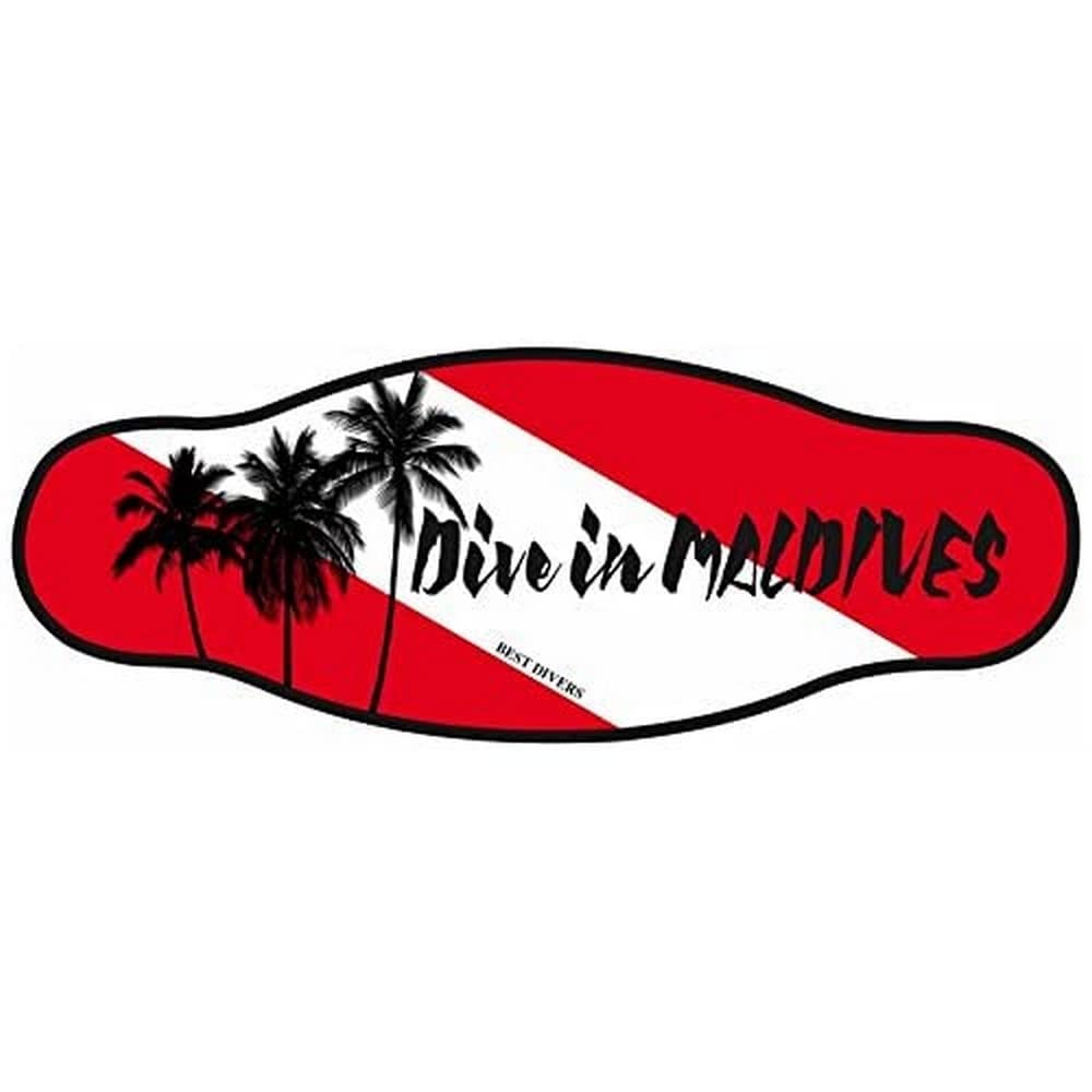 Best divers Neoprene Mask Strap, Double Sheet, Maldives