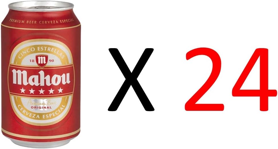 Mahou Beer 5 Stars 24x33cl